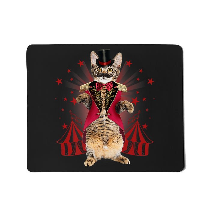 Circus S Ringmaster Cat Ringmaster Costume Mousepad