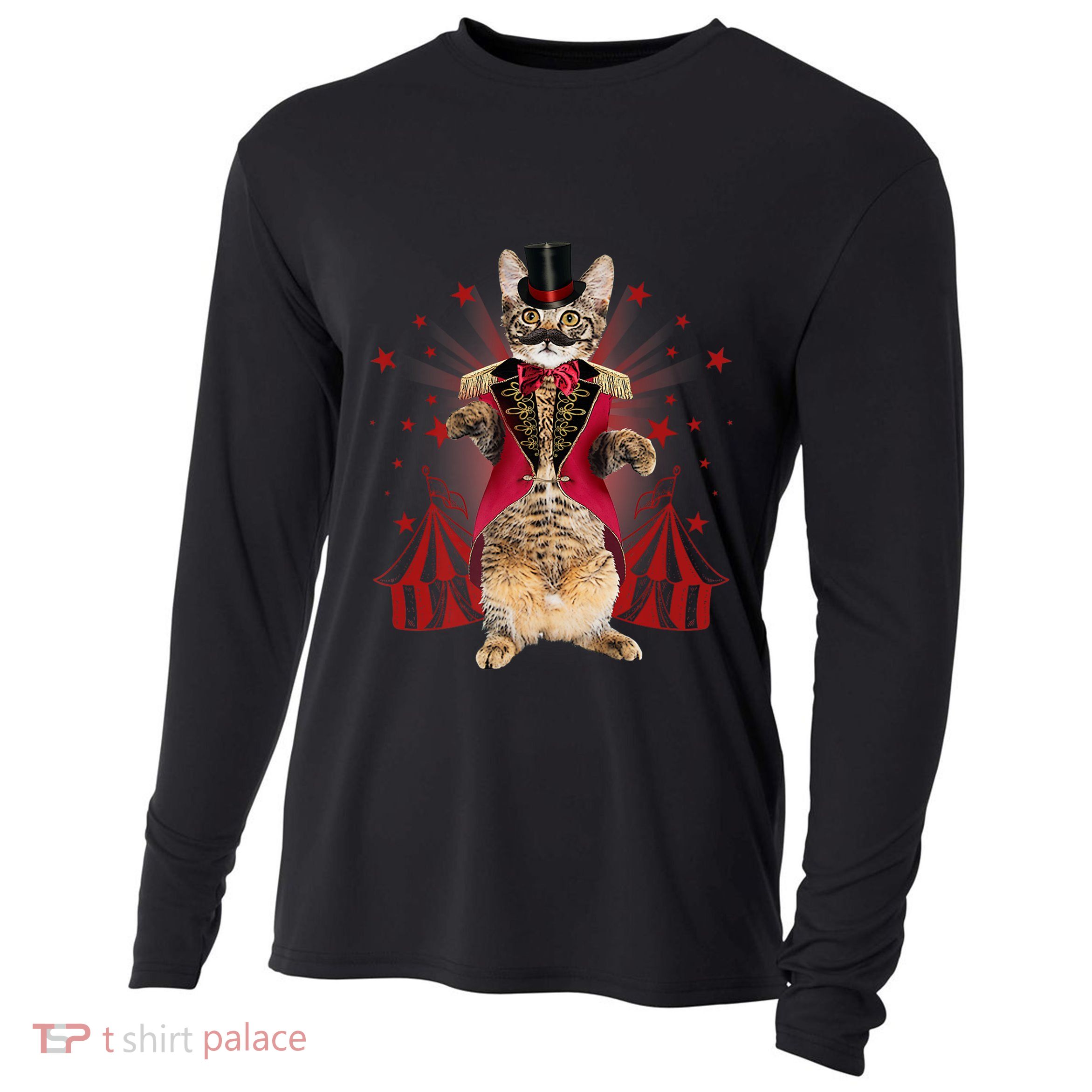 Circus S Ringmaster Cat Ringmaster Costume Cooling Performance Long Sleeve Crew