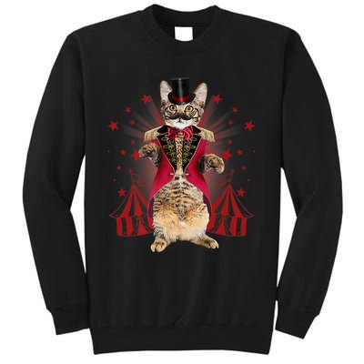 Circus S Ringmaster Cat Ringmaster Costume Tall Sweatshirt