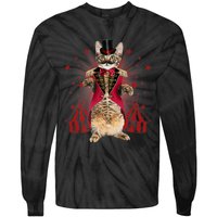 Circus S Ringmaster Cat Ringmaster Costume Tie-Dye Long Sleeve Shirt