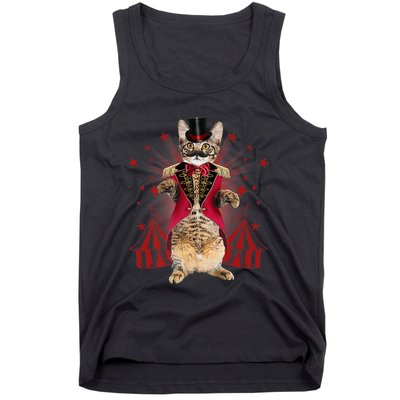 Circus S Ringmaster Cat Ringmaster Costume Tank Top