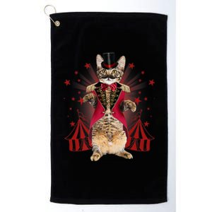 Circus S Ringmaster Cat Ringmaster Costume Platinum Collection Golf Towel