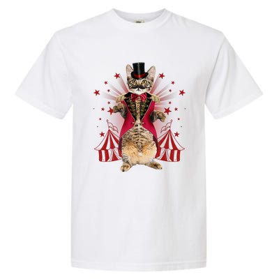 Circus S Ringmaster Cat Ringmaster Costume Garment-Dyed Heavyweight T-Shirt