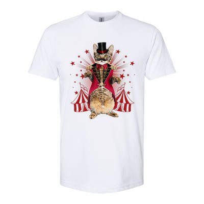 Circus S Ringmaster Cat Ringmaster Costume Softstyle CVC T-Shirt