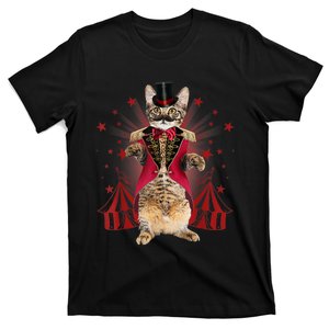 Circus S Ringmaster Cat Ringmaster Costume T-Shirt