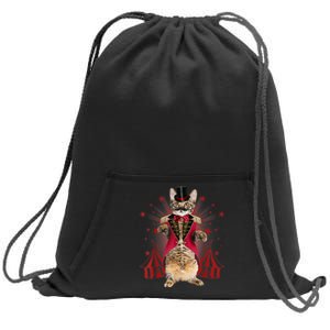 Circus S Ringmaster Cat Ringmaster Costume Sweatshirt Cinch Pack Bag