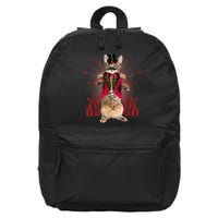 Circus S Ringmaster Cat Ringmaster Costume 16 in Basic Backpack