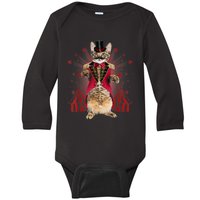 Circus S Ringmaster Cat Ringmaster Costume Baby Long Sleeve Bodysuit