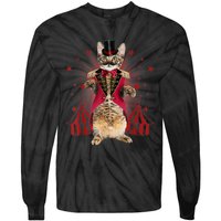 Circus S Ringmaster Cat Ringmaster Costume Tie-Dye Long Sleeve Shirt