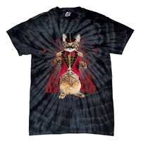 Circus S Ringmaster Cat Ringmaster Costume Tie-Dye T-Shirt