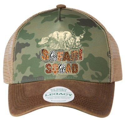 Cool Safari Squad African Family Summer Vacation Gift Legacy Tie Dye Trucker Hat