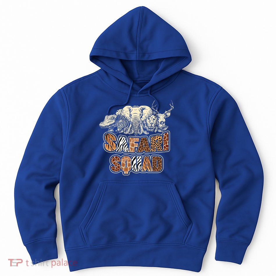 Cool Safari Squad African Family Summer Vacation Gift Hoodie