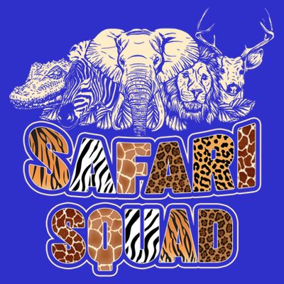 Cool Safari Squad African Family Summer Vacation Gift T-Shirt