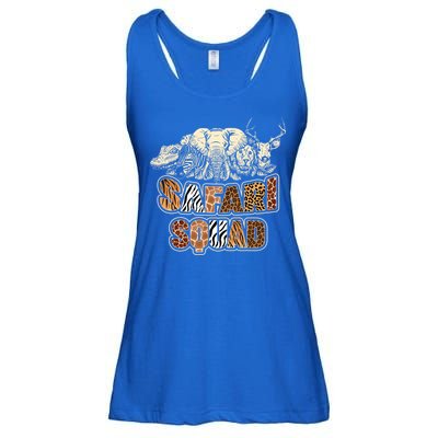 Cool Safari Squad African Family Summer Vacation Gift Ladies Essential Flowy Tank