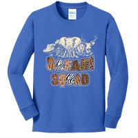 Cool Safari Squad African Family Summer Vacation Gift Kids Long Sleeve Shirt