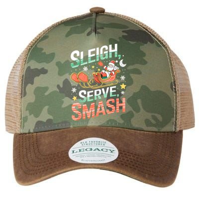 Christmas Sleigh Serve Smash Pickleball Santa Fun Gift Legacy Tie Dye Trucker Hat