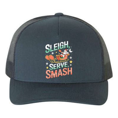 Christmas Sleigh Serve Smash Pickleball Santa Fun Gift Yupoong Adult 5-Panel Trucker Hat