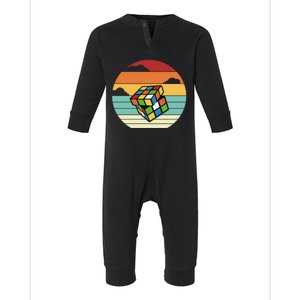 Cubing Speedsolving Speedcubing Cuber Speed Cuber Cute Gift Infant Fleece One Piece