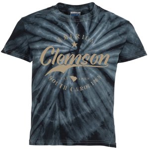 Clemson Sc South Carolina Kids Tie-Dye T-Shirt