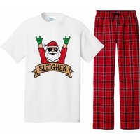 Christmas Sleigher Santa Rock Xmas Rocker Pajama Set