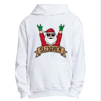 Christmas Sleigher Santa Rock Xmas Rocker Urban Pullover Hoodie