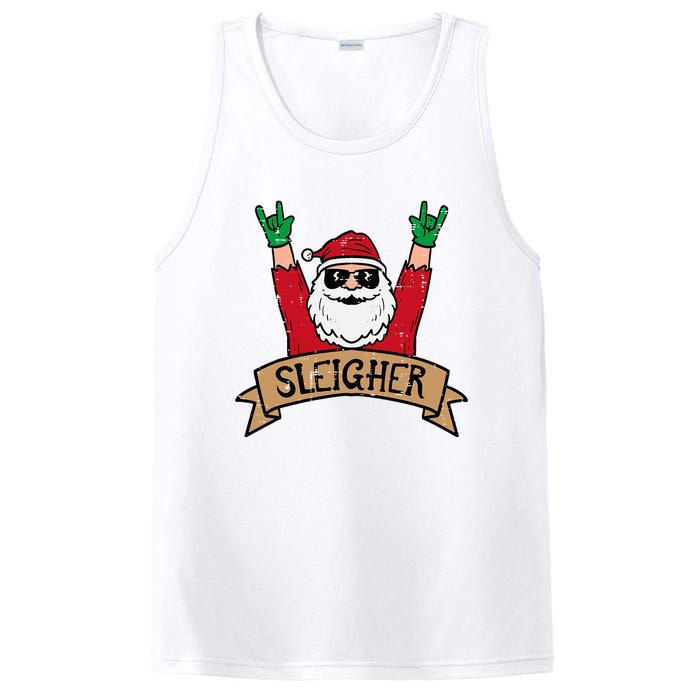 Christmas Sleigher Santa Rock Xmas Rocker PosiCharge Competitor Tank