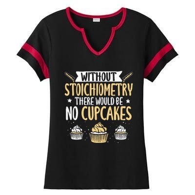 Chemist Stoichiometry Student Teacher Chemistry Ladies Halftime Notch Neck Tee