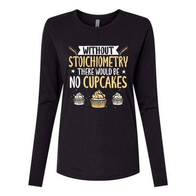 Chemist Stoichiometry Student Teacher Chemistry Womens Cotton Relaxed Long Sleeve T-Shirt