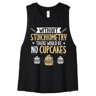 Chemist Stoichiometry Student Teacher Chemistry Women's Racerback Cropped Tank