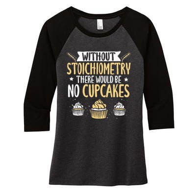 Chemist Stoichiometry Student Teacher Chemistry Women's Tri-Blend 3/4-Sleeve Raglan Shirt