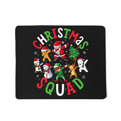 Christmas Squad Santa Dabbing Elf Family Matching Mousepad