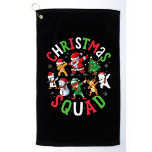 Christmas Squad Santa Dabbing Elf Family Matching Platinum Collection Golf Towel