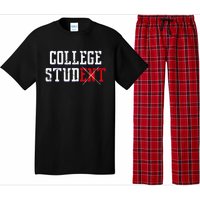 College Stud Student Funny Novelty Humor Pajama Set