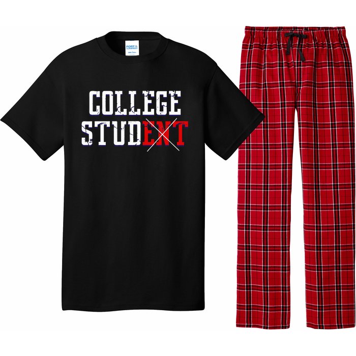 College Stud Student Funny Novelty Humor Pajama Set