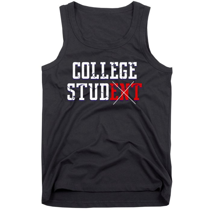 College Stud Student Funny Novelty Humor Tank Top