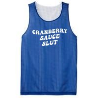 Cranberry Sauce Slut Great Gift Mesh Reversible Basketball Jersey Tank