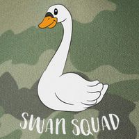 Cute Swan Squad Funny Team Swans Legacy Tie Dye Trucker Hat