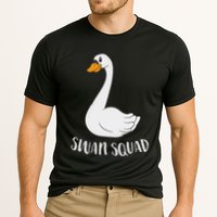 Cute Swan Squad Funny Team Swans Performance Shirt