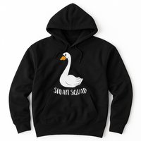 Cute Swan Squad Funny Team Swans Hoodie