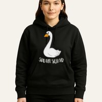 Cute Swan Squad Funny Team Swans Hoodie