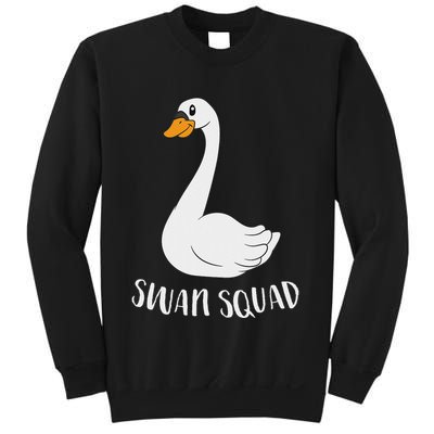 Cute Swan Squad Funny Team Swans Sweatshirt