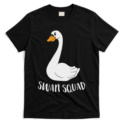 Cute Swan Squad Funny Team Swans T-Shirt