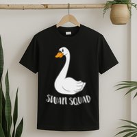 Cute Swan Squad Funny Team Swans T-Shirt