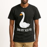 Cute Swan Squad Funny Team Swans Tall T-Shirt