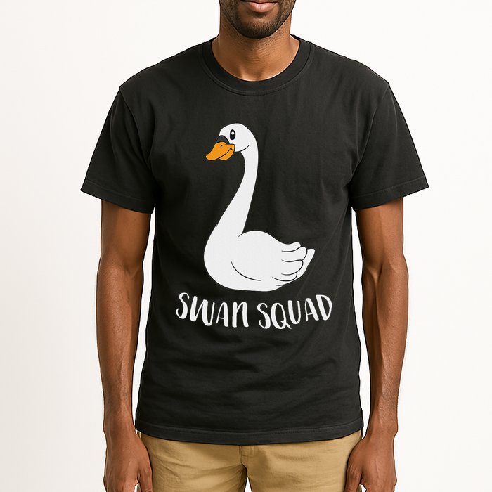 Cute Swan Squad Funny Team Swans Tall T-Shirt