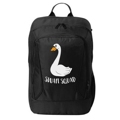 Cute Swan Squad Funny Team Swans City Backpack