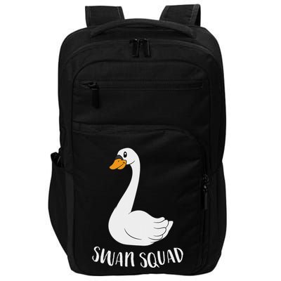 Cute Swan Squad Funny Team Swans Impact Tech Backpack