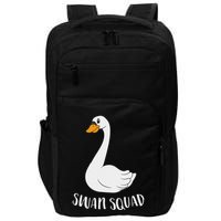 Cute Swan Squad Funny Team Swans Impact Tech Backpack