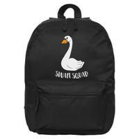 Cute Swan Squad Funny Team Swans 16 in Basic Backpack