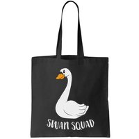 Cute Swan Squad Funny Team Swans Bag